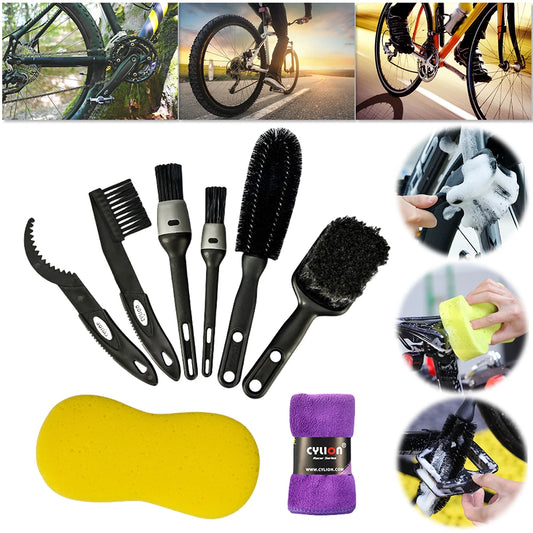 8pcs Bike Cleaning Brush Set