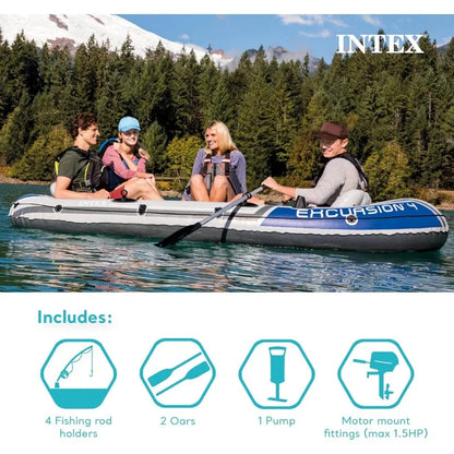 Inflatable Fishing Boat Set