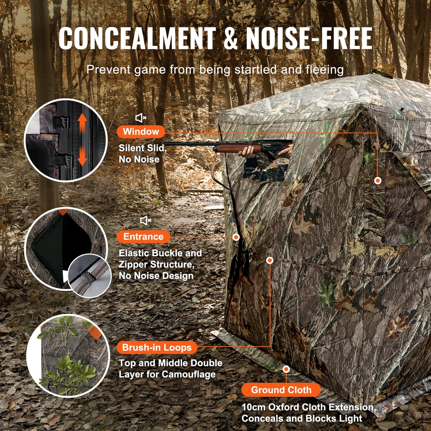 270° See Through Ground Blind