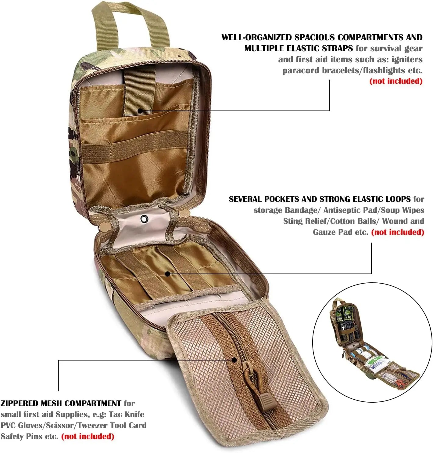Tactical First Aid Kit Pouch