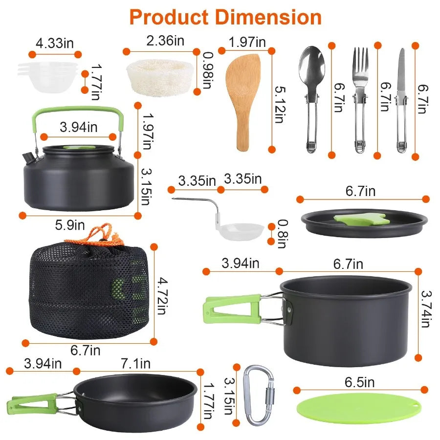 Camping Cooking Stove Kit