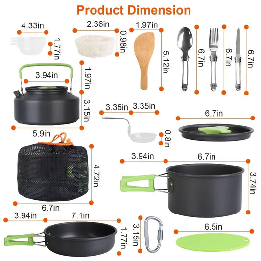 Camping Cooking Stove Kit