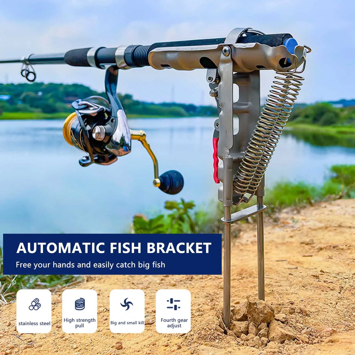 Stainless Steel Fishing Rod Holder
